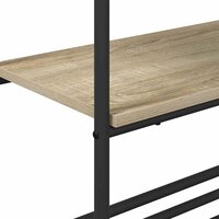 Kledingrek met planken met plank Sonoma eiken 60 x 30 x 171 cm 8