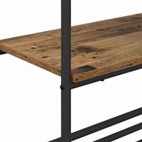 Kledingrek met planken Oud hout 60 x 30 x 171 cm Bewerkt hout 8