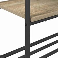 Kledingrek met planken Sonoma eiken 77 x 30 x 171 cm 8