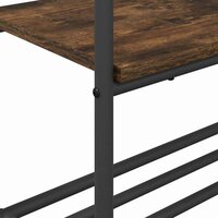 Kledingrek met planken Gerookt eiken 77 x 30 x 171 cm 8