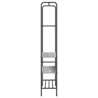 Kledingrek met planken Grijs sonoma 77 x 30 x 171 cm 6