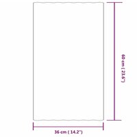Dakpanelen 36 st 60x36 cm gegalvaniseerd staal bruin 7