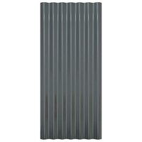 Dakpanelen 36 st 80x36 cm gegalvaniseerd staal antracietkleurig 4