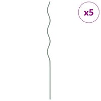 Spiraalvormige plantensteunen 5 pcs Groen 110 cm 3