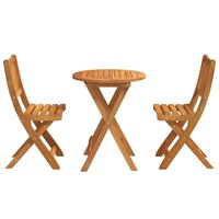 Bistroset 3 pcs Bruin Massief acaciahout 7