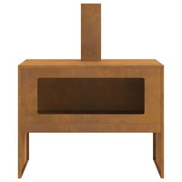 Vuurkorf Bruin 80 x 50 x 96 cm Cortenstaal 6