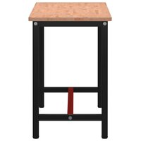 Werkbank 150x55x81,5 cm massief beukenhout en metaal 4