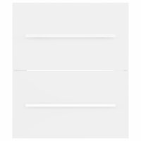 Wastafelkast 41x38,5x48 cm bewerkt hout wit 3