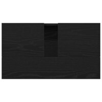 Wastafelkast met plank Zwart eiken 58 x 33 x 60 cm Bewerkt hout 9
