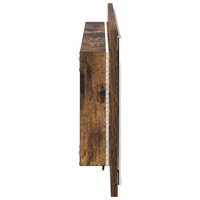 Spiegel met spiegel Gerookt eiken 90 x 8.5 x 37 cm Bewerkt hout 6