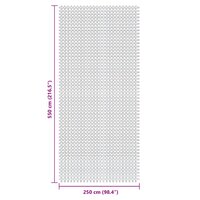 Tenttapijt 5,5x2,5 m blauw 7