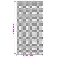 Tenttapijt 6x3 m blauw 7