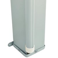 Tuinscherm uittrekbaar 117x600 cm grijs 5