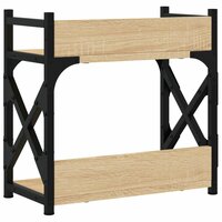 Printerstandaard 2-laags 40x20x40 cm bewerkt hout sonoma eiken 6