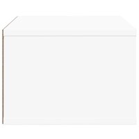 Printerkastje 40x32x22,5 cm bewerkt hout wit 7