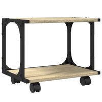 Printerkastje 2-laags 41x28x33,5 cm hout sonoma eiken 2