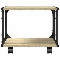 Printerkastje 2-laags 41x28x33,5 cm hout sonoma eiken 7