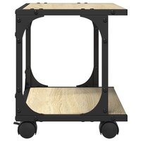 Printerkastje 2-laags 41x28x33,5 cm hout sonoma eiken 8