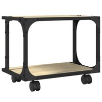 Printerkastje 2-laags 41x28x33,5 cm hout sonoma eiken 9