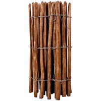 Hek 90x500 cm hazelaarhout 2