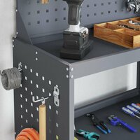 Gereedschapswagen Antraciet 65 x 35 x 111 cm Koudgewalst staal 4