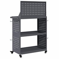 Gereedschapswagen Antraciet 65 x 35 x 111 cm Koudgewalst staal 7