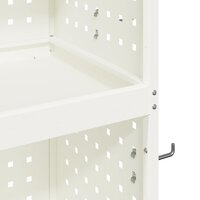 Gereedschapswagen Wit 65 x 35 x 111 cm Koudgewalst staal 8