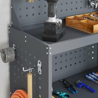 Gereedschapswagen Antraciet 65 x 35 x 111 cm Koudgewalst staal 4