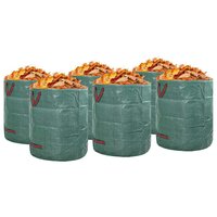 Tuinafvalzakken 12 pcs Groen 67 x 67 x 75,5 cm Polypropyleen 2
