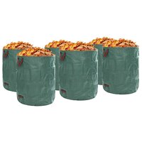 Tuinafvalzakken 12 pcs Groen 79 x 79 x 99,5 cm Polypropyleen 2