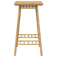 Bartafel voor buiten vierkant 55x55x100 cm bamboe 5