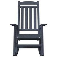 Tuin Schommelstoel 2 pcs Marineblauw 70 x 92 x 108cm Kunststof 5