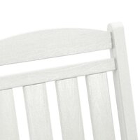 Tuin Schommelstoel 3 pcs Wit 38 x 38 x 46cm Kunststof 9