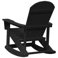 Adirondack Schommelstoel Zwart 73.5 x 92 x 90cm HDPE 6