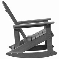 Adirondack Schommelstoel Lichtgrijs 73.5 x 92 x 90cm Kunststof 5