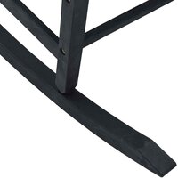 Schommelstoel Zwart 65 x 84 x 114 cm Polyetheen 7