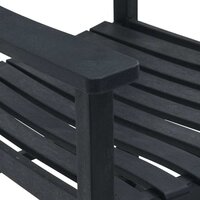 Schommelstoel Zwart 65 x 84 x 114 cm Polyetheen 9