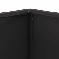 Vuurkorf Zwart 60 x 60 x 40 cm Koudgewalst staal 7