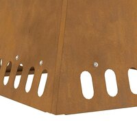 Vuurkorf Bruin 48 x 48 x 40 cm Cortenstaal 8