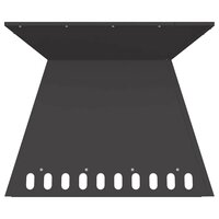 Vuurkorf Zwart 60 x 60 x 50 cm Koudgewalst staal 9