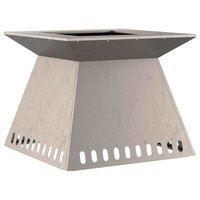 Vuurkorf Bruin 60 x 60 x 50 cm Cortenstaal 5