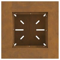 Vuurkorf Bruin 60 x 60 x 50 cm Cortenstaal 7