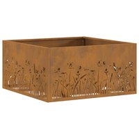 Vuurkorf Bruin 60 x 60 x 30 cm Cortenstaal 2