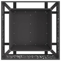 Vuurkorf Zwart 80 x 80 x 30 cm Koudgewalst staal 6