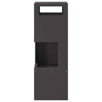 Vuurkorf Zwart 35 x 35 x 100 cm Koudgewalst staal 6