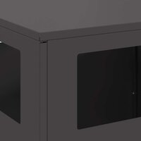 Vuurkorf Zwart 50 x 50 x 100 cm Koudgewalst staal 7