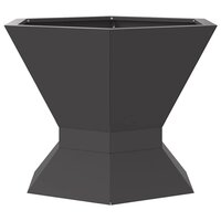 Vuurkorf Zwart 50 x 50 x 40 cm Koudgewalst staal 5