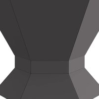 Vuurkorf Zwart 50 x 50 x 40 cm Koudgewalst staal 9