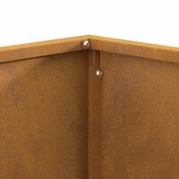 Vuurkorf Bruin 60 x 60 x 30 cm Cortenstaal 8