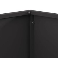 Vuurkorf Zwart 80 x 80 x 40 cm Koudgewalst staal 8